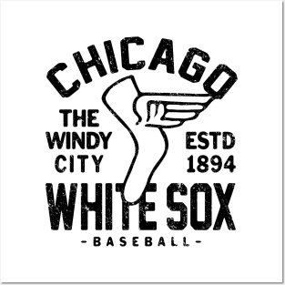 Chicago White Sox Retro 2 by Buck Tee Posters and Art